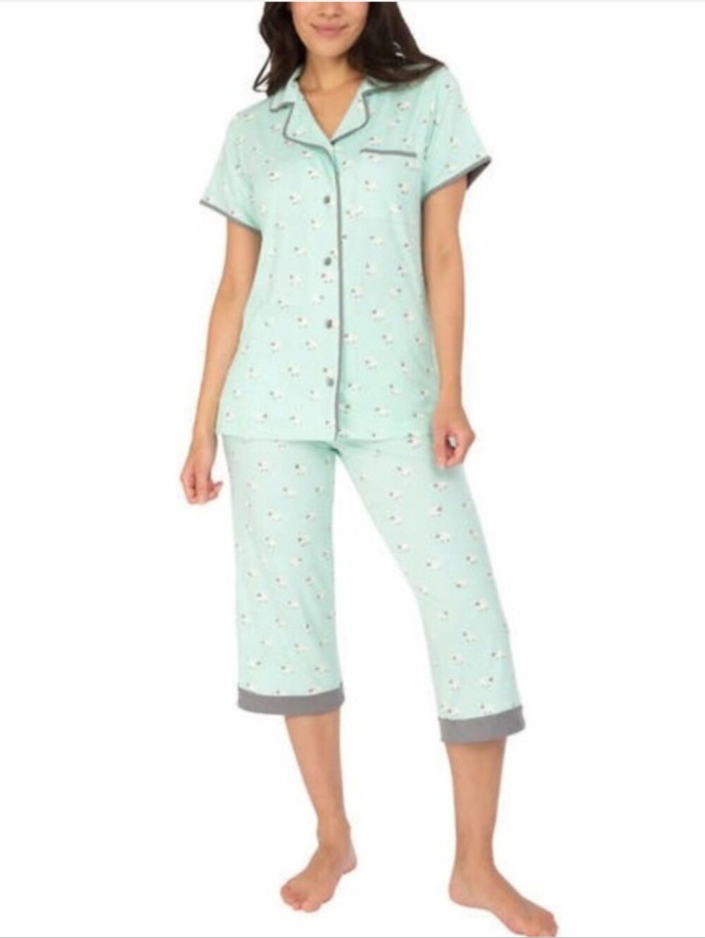 Munki Munki Sheep Pajama Set Women's Size Medium